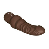 Calexotics Power Stud Curvy Vibrator Brown Waterproof Realistic Penis 3 Speed Pleasure Toy