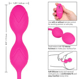 Calexotics Remote Control Double Kegel Balls Vibrating Dual Motor System Pelvic Floor Training Exerciser