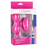 Calexotics Remote Control Double Kegel Balls Vibrating Dual Motor System Pelvic Floor Training Exerciser