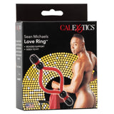 CalExotics Sean Michaels Love Ring Penis Erection Enhancer Adjustable Toggle Soft Cock Ring