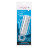 Sensation Enhancer Penis Sleeve Girth Length Mens Clear Cock Cage Sheath Tickler