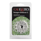 Sexagon Enhancer 2 Cock Ring Elastic Penis Erection Band Orgasm Sex