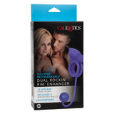 CalExotics Dual Rockin Rim Enhancer Blue Cock Ring Ball Bang Weight Swing Couples Sex Toy