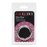 CalExotics Silver Cock Ring Medium Size Metal Penis Erection Enhancer