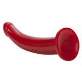 CalExotics Red Rider Strap-On Curved 7 Inch Dildo Harness Set Womens G-Spot Lesbian Fun Sex Toy