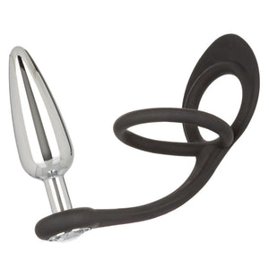 CalExotics Star Fucker Slim Jewel Metal Butt Plug Cock Ring Anal Probe Gem Orgasm Enhancer Male Sex Toy