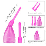 CalExotics The Ultimate Anal Douche Enema Play Reusable Rectum Wash Clyster Cavity Cleanser