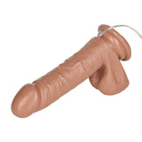 CalExotics Vibrating Emperor 6 Inch Dildo Realistic Brown Penis Balls Cock Vibrator Sex Toy