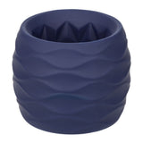 Calexotics Viceroy Reverse Endurance Cock Ring Double Sided Blue Silicone Erection Stamina