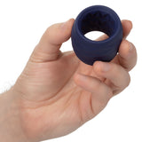 Calexotics Viceroy Reverse Endurance Cock Ring Double Sided Blue Silicone Erection Stamina