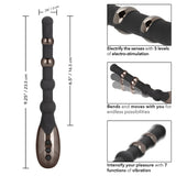 Calexotics Volt Electro Beads E-Stimulation Beaded Massager Anal Wand Shock Vibrator USB Sex Toy