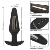Calexotics Volt Electro Flare E-Stimulation Butt Plug Remote Control Shock USB Anal Vibrator Sex Toy