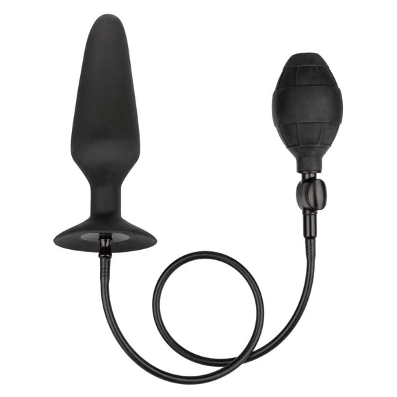 CalExotics XL Inflatable Silicone Butt Plug Detachable Hose Pump Anal Gape Stretch Probe Sex Toy