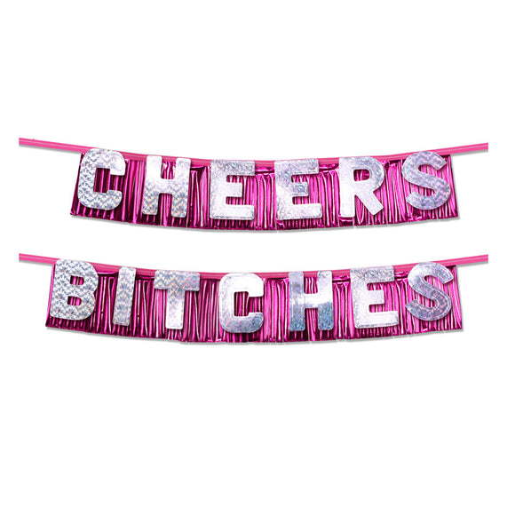 Cheers Bitches Party Banner Hen Night Bachelorette Decorations