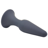 Classic Black Silicone Butt Plug Medium Size Suction Cup Anal Sex Toy