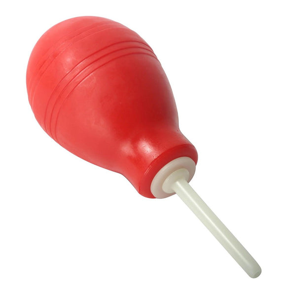 CleanStream Red Enema Bulb Anal Douche Rectum Wash Travel Clyster