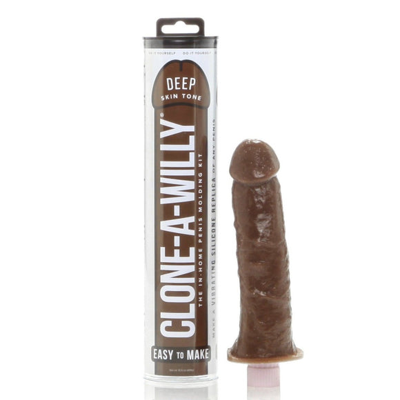 Clone-A-Willy Dark Skin Mould Your Own Penis Dildo Vibrator Replica Cast Kit