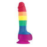 Colours Gay Pride Edition 6" Rainbow Dildo Realistic Penis Sex Toy