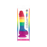 Colours Gay Pride Edition 6" Rainbow Dildo Realistic Penis Sex Toy