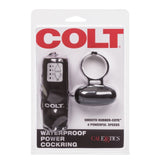 COLT Waterproof Power Cock Ring Vibrating 4 Speed Adjustable Penis Band Control Sex Toy