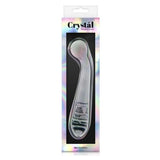 Crystal Premium Glass G Spot Wand Clear Dildo Probe Hot Cold Play Toy