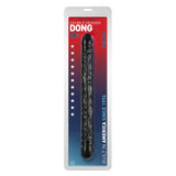 Doc Johnson 18" Veined Double Header Natural Black Dildo Twin Ended Dong Realistic Penis Sex Toy