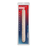 Doc Johnson 18" Veined Double Header Natural Vanilla Dildo Twin Ended Dong Realistic Penis Sex Toy