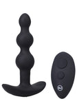 Doc Johnson A-Play Beaded Vibe Anal Plug Remote Control 10 Speed Black Silicone Butt Beads USB Sex Toy