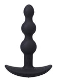 Doc Johnson A-Play Beaded Vibe Anal Plug Remote Control 10 Speed Black Silicone Butt Beads USB Sex Toy