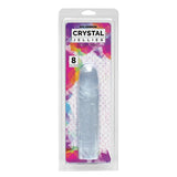 Doc Johnson Crystal Jellies Classic 8 Inch Clear Dong Realistic Penis Dildo Sex Toy