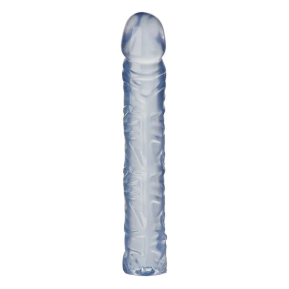 Doc Johnson Crystal Jellies Classic 10 Inch Clear Dong Realistic Penis Dildo Sex Toy
