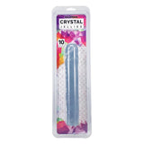 Doc Johnson Crystal Jellies Classic 10 Inch Clear Dong Realistic Penis Dildo Sex Toy