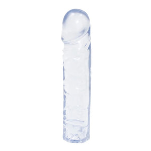 Doc Johnson Crystal Jellies Classic 8 Inch Clear Dong Realistic Penis Dildo Sex Toy