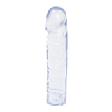 Doc Johnson Crystal Jellies Classic 8 Inch Clear Dong Realistic Penis Dildo Sex Toy