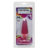 Doc Johnson Crystal Jellies Pink Jelly Butt Plug Medium Classic Anal Sex Toy
