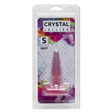 Doc Johnson Crystal Jellies Pink Jelly Butt Plug Small Classic Anal Sex Toy
