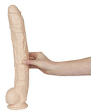 Doc Johnson Dick Rambone 17" Long Realistic Cock Giant Vanilla Porn Star Penis Dildo XL Hardcore Sex Toy