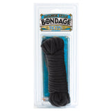 Doc Johnson Japanese Style Bondage Rope Shibari Black Cotton 10 Meters