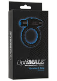 Optimale Vibrating C-Ring Silicone Bullet Ribbed Cock Ring Erection Sex Toy