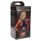 Doc Johnson Signature Strokers Leo of LeoLulu Pocket Pussy Stroker Porn Star Replica Vagina Masturbator Sex Toy