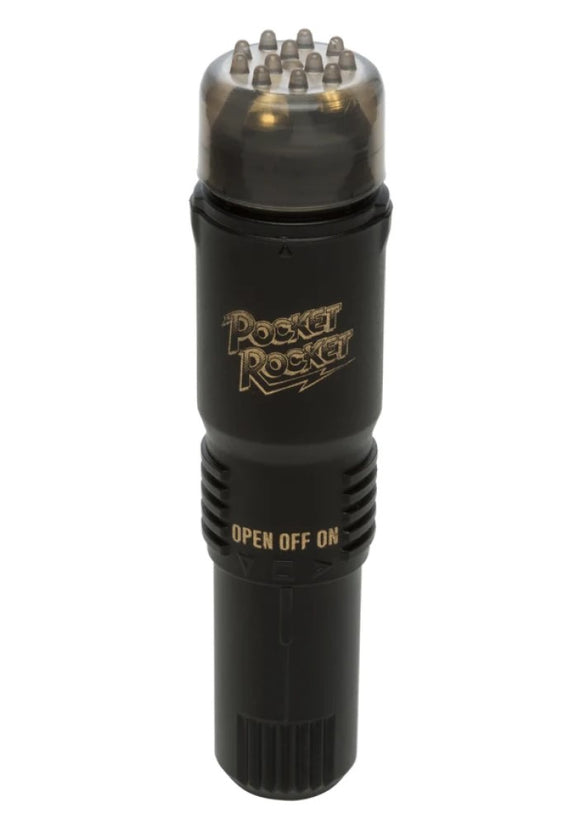 Doc Johnson The Original Pocket Rocket Clitoral Stimulator Mini Vibrator Black Sex Toy