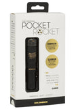 Doc Johnson The Original Pocket Rocket Clitoral Stimulator Mini Vibrator Black Sex Toy