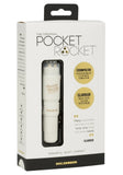 Doc Johnson The Original Pocket Rocket Clitoral Stimulator Mini Vibrator White Sex Toy