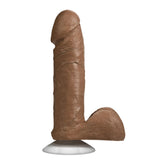 Doc Johnson The Realistic Cock 6" Penis Dildo Caramel Brown Skin Suction Cup Sex Toy