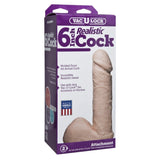 Doc Johnson Vac-U-Lock 6" Realistic Cock Attachment Strap-On Penis Dildo Sex Toy