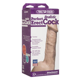 Doc Johnson Vac-U-Lock Perfect Erect Realistic Cock Dildo Penis Strap-On Attachment