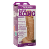 Doc Johnson Vac-U-Lock Realistic Kong Thick Penis Pubic Hair Dildo Strap-On Attachment Sex Toy