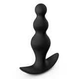 Dorcel Anal Training Beads Butt Plug Medium Size Flexible Black Silicone Sex Toy