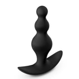 Dorcel Anal Training Beads Butt Plug Small Size Flexible Black Silicone Beginners Sex Toy