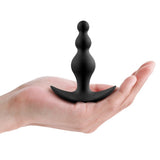 Dorcel Anal Training Beads Butt Plug Small Size Flexible Black Silicone Beginners Sex Toy